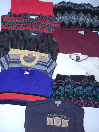 Vintage Printed Sweaters