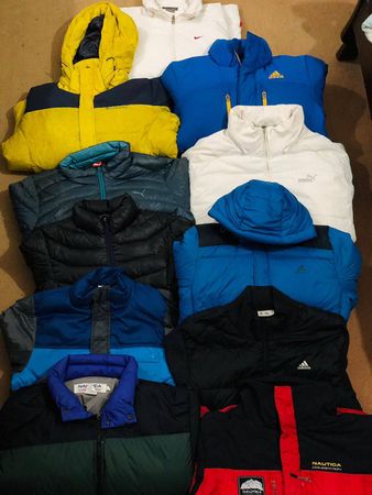 Nike,Adidas,Puma,Columbia,Nautica,Fila,Kappa Puffer Jackets