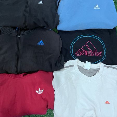 Branded Adidas Sweatshirts and zippers