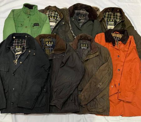 Barbour Oil Jacket, 17 Pieces
