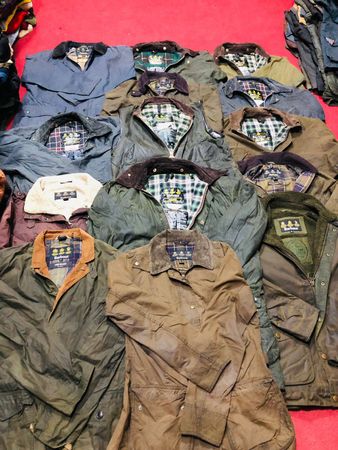 Barbour oil jacket pieces 40