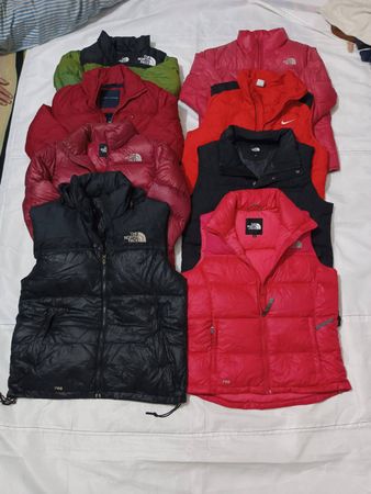 The North Face Nike,Tommy hilfiger, Patagonia Puffer jackets 9 pieces
