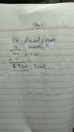 Custom handpick Sam's handpick - 64 pieces