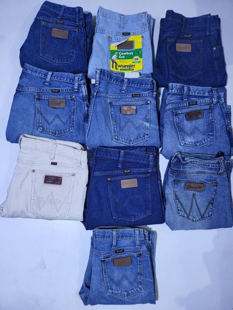 Men Wrangler Jeans 10 Pcs