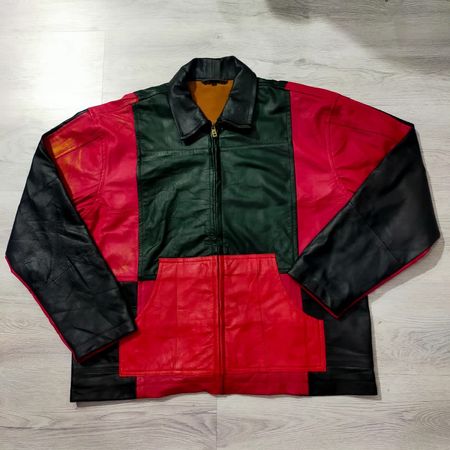 Reworked Cut and Sew Multi-Color Leather Jackets 25 Pieces