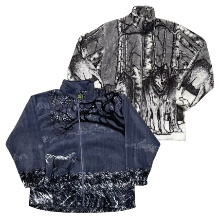 50x ANIMAL PRINT FLEECE [GRADE A]