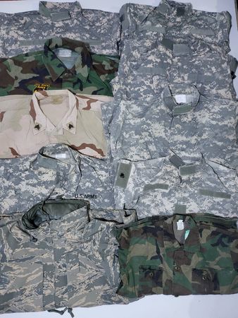 Men Army Shirts 10 Pcs