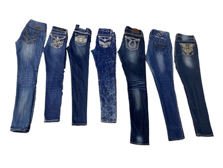 BestSeller Y2k Mixed Brand Skinny/Straight Leg Jeans - 13 Pcs