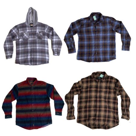 Checkered Flannel jacket  , (F-879)