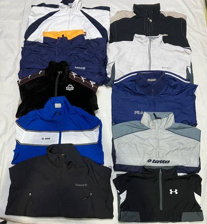 Fila,kappa,champion, timberland, and under armour windbreaker