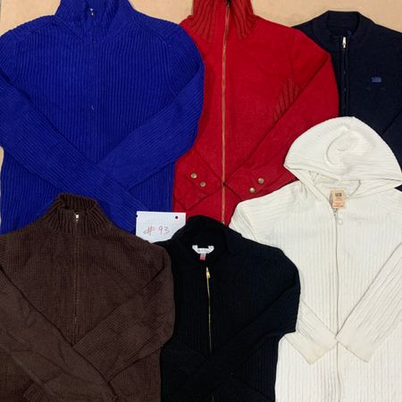 Y2k double zipper sweater #93