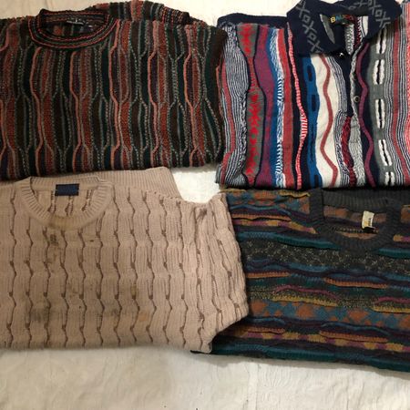 Coogi-Style Sweaters 4 pieces