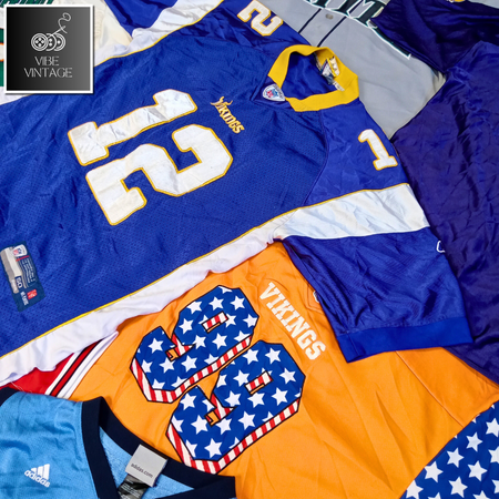 NFL-NBA-NHA OFFICIAL DRI-FIT JERSEYS - 28 PCS
