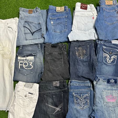 Branded Y2K men’s ladies jeans 25 pieces