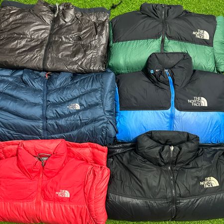 Branded The North face puffer jackets 15 pieces