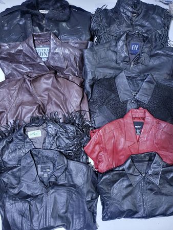 Y2K Leather Jackets 10 Pcs