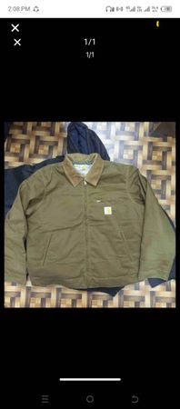 Custom handpick Carhartt reworked jacket's garde A in new fabric