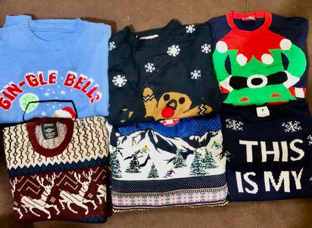 Christmas Sweaters 33 Pieces