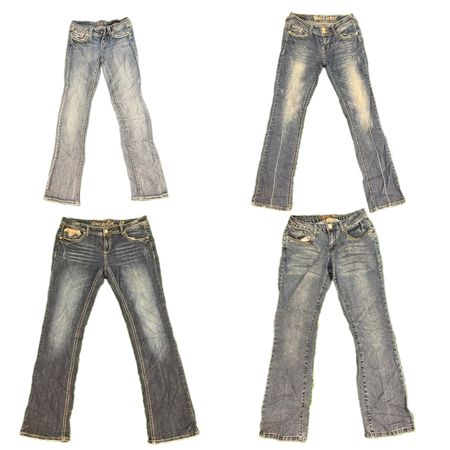 Y2k 2024 Branded Embellished Jeans (DR-014)