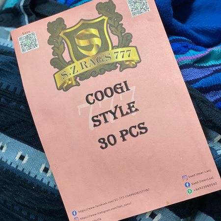 *Coogi-Style 30 Pieces*