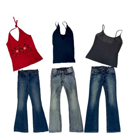 Y2K Flares and Camis Mix , (RX- 206)