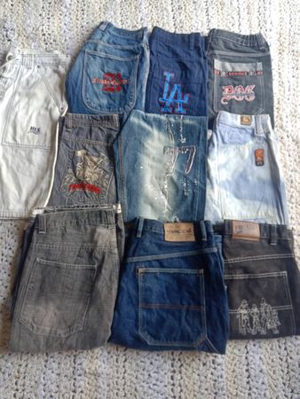 Hip hop jorts 10 Pieces