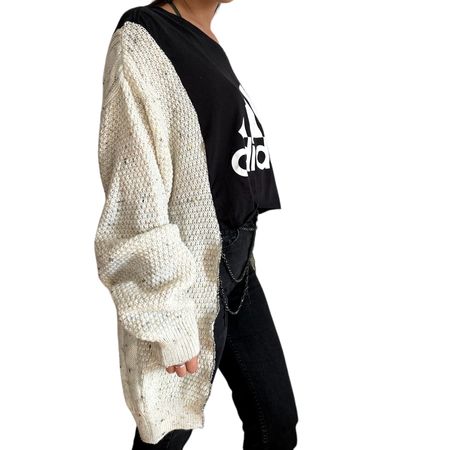 Reworked Jumper with knitwear