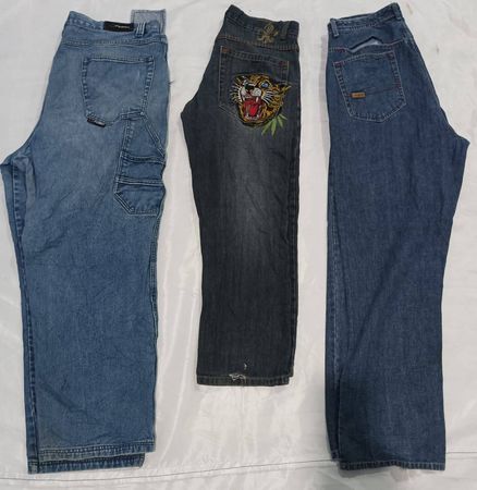 Hip hop jeans ecko jeans embroidery jeans fubu 15 pieces