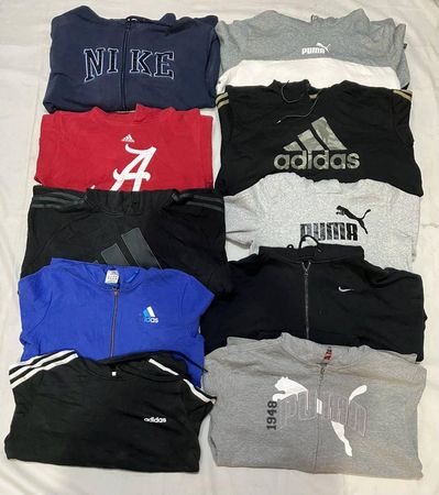 Nike, Adidas, Puma, Reebok Sweatshirt - 20 Pieces