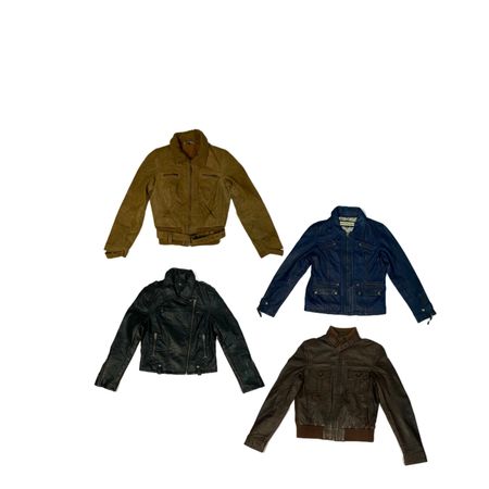 Suede & Leather mixed winter jackets(NS-100)