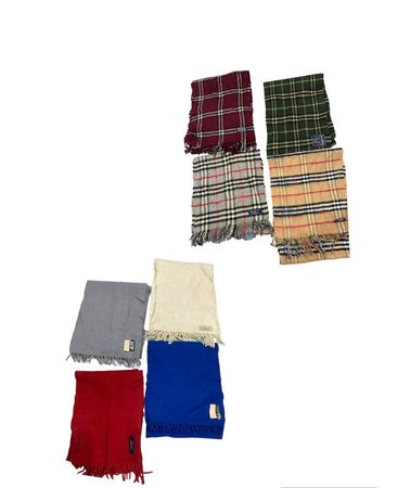 Y2K Clueless Style  Burberry Muffler Scarves 10 (Pcs)