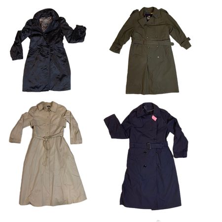 Earthy Toned Trench Coats (F-932)