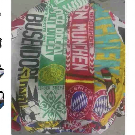 Custom handpick Rework football scarf jackets 30 pieces