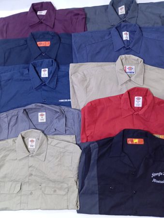 Dickies Men's Work Shirts 10 Pcs