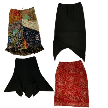 Y2K Italian Bale Printed Long Skirts ( NS-113)