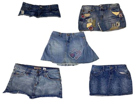 Y2k 2024 - European Branded Denim Mini Skirts Mixed - 27 Pcs