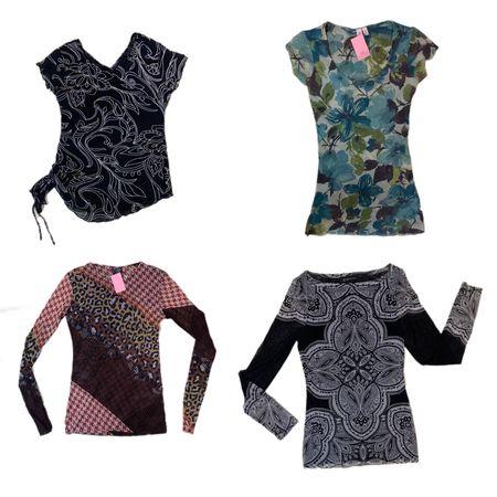Y2K mix printed Tops (F-945)