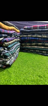 Man's flalane jacket shirts