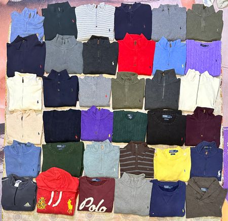 1/4 zip Ralph Lauren polos 36 piece