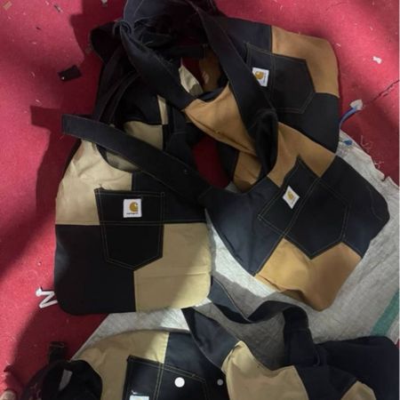 Custom handpick Carhartt rework tote bags 50 pcs