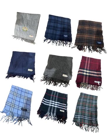 AUNTHENTIC Burberry Cashmere Muffler Scarves 10 (Pcs)