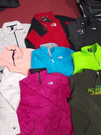 TNF fleece jackets 150 pieces