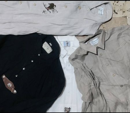 Man's vintage Austrian 💯leinen drindle shirts