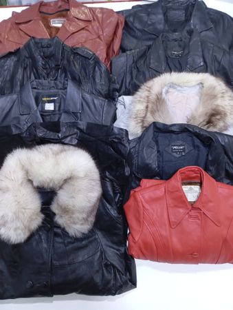 Leather Long Trenchcoat 10 Pcs