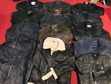 Men's leather jackets 25 pieces
