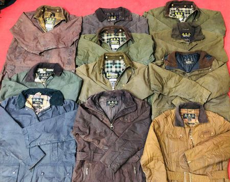 Barbour wax jackets 30 pieces