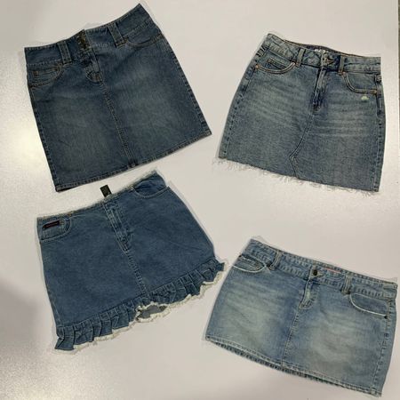 Y2K Classic Bestseller Denim Mini / Midi Skirts

(#153)