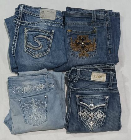 Y2k ladies flared jeans 28 pieces