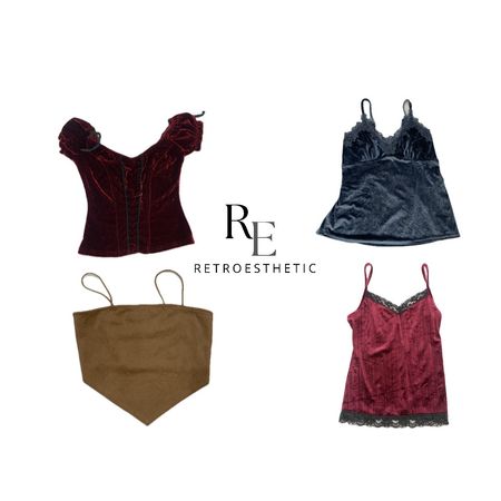 Y2K 2024 Winter Velvet Tops (DR-066)