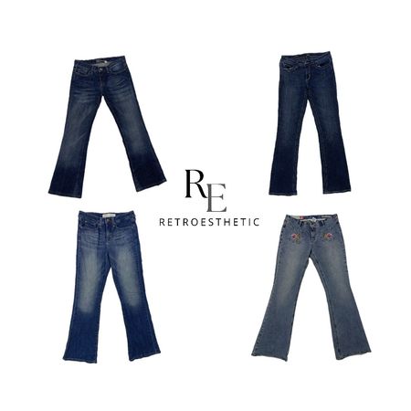 Y2K Flared Jeans 100 Pieces